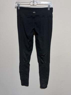 Alo Yoga High Rise Moto Leggings Black